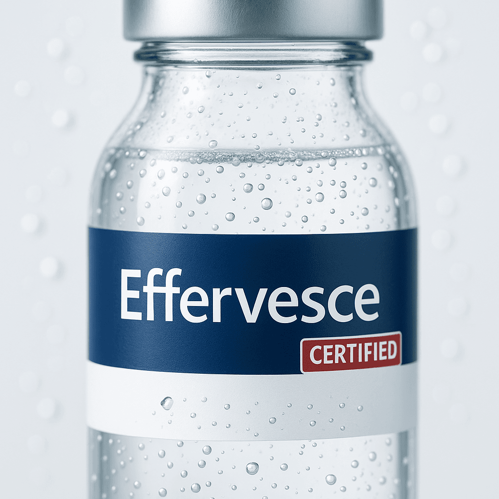 Effervesce™ label detail