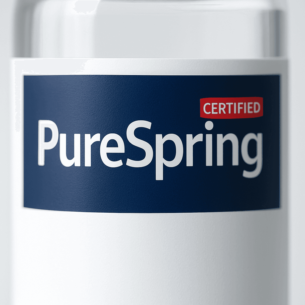 PureSpring™ Classic label detail